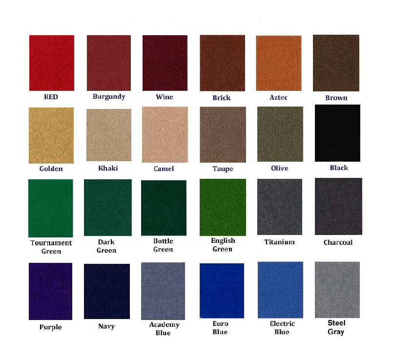 san jose felt color options